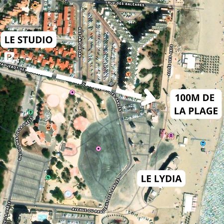 Appartement A 100M De La Plage - Terrasse & Parking Prive Le Barcarès Exterior foto